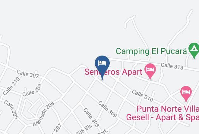Villa Gesell - Arenas Blandas Maps