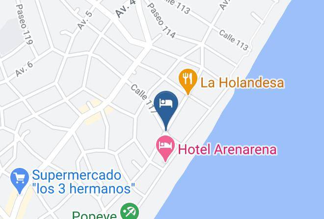 Villa Gesell - Arenas De Mar Maps