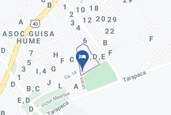 Tacna - Arenas Hotel & Spa Maps