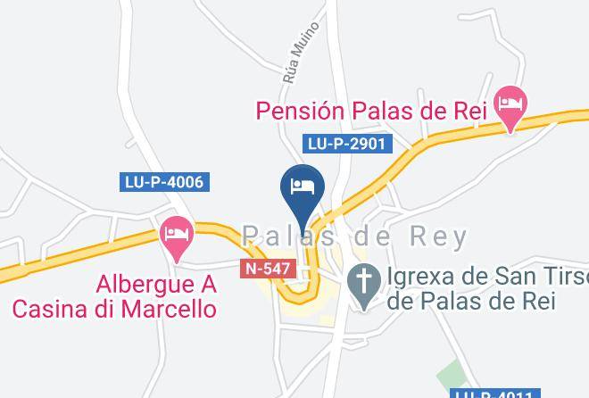 Lugo - Pension Arenas Palas Maps