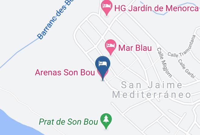 Baleares - Arenas Son Bou Maps