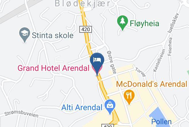 Arendal - Grand Hotel Arendal Maps