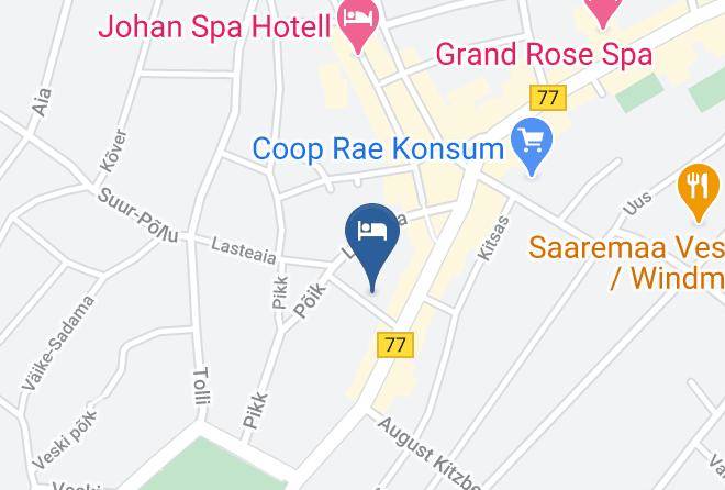 Saaremaa Vald - Arensburgi Kulalistemaja Maps
