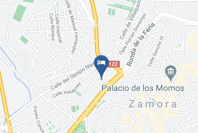 Zamora - Ares Hotel Maps