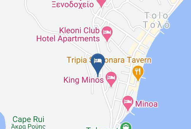Argolis - Aretousa Hotel Maps