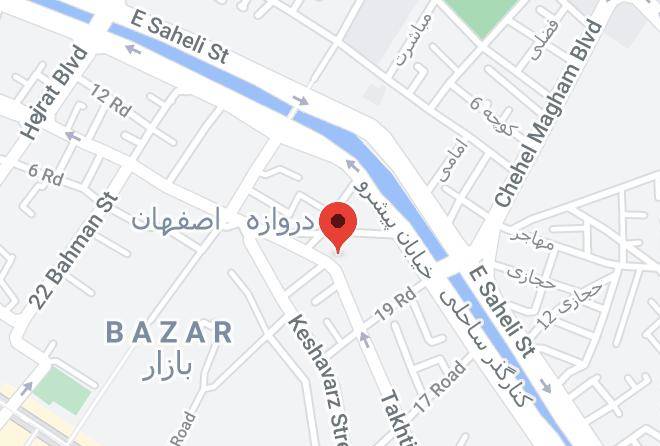 Shiraz - Arg Hotel Maps