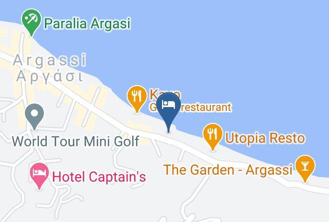 Zakinthos - Argasi Beach Hotel Maps