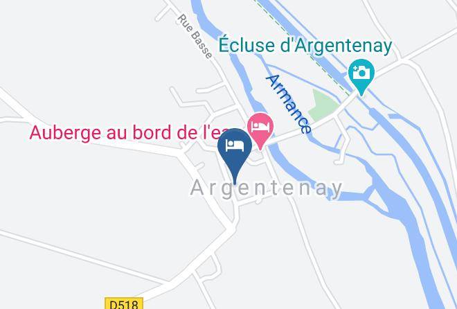 Yonne - Argentenay Une Maison De Famille Maps