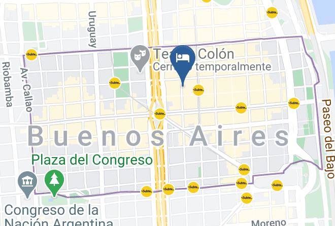 San Nicolas - Argentina Tango Hotel Maps