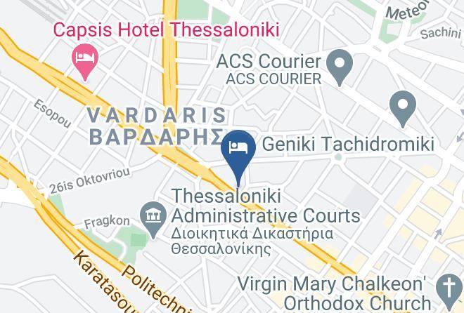 Salonica - Argo Hotel Maps