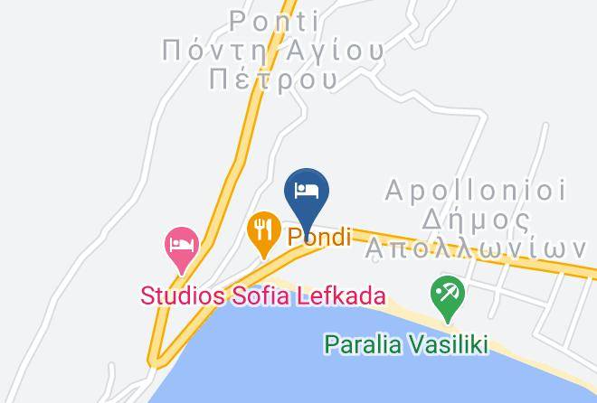 Levkas - Argo Maisonettes & Suites Maps