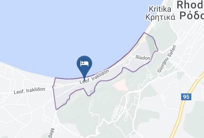 Dodecanese - Argo Sea Hotel Maps
