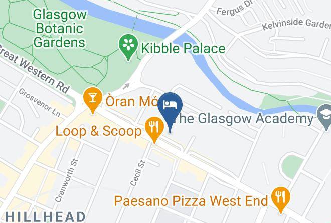 Glasgow City - Argyll Western Hotel Maps