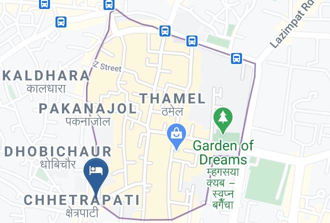 Kathmandu - Aria Boutique Hotel & Spa Maps