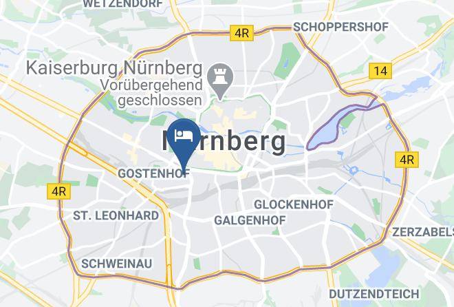 Nuremberg - Hotel Aria Nurnberg Maps