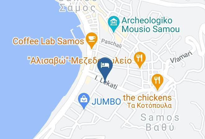 Samos - Aria Hotel Maps