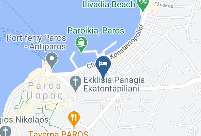 Paros - Arian Hotel Maps