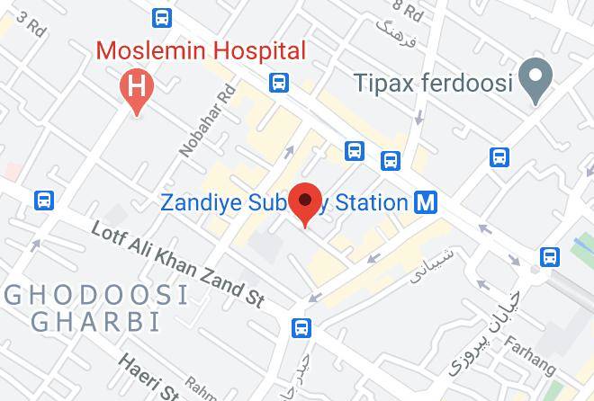 Shiraz - Ariana Hotel Maps