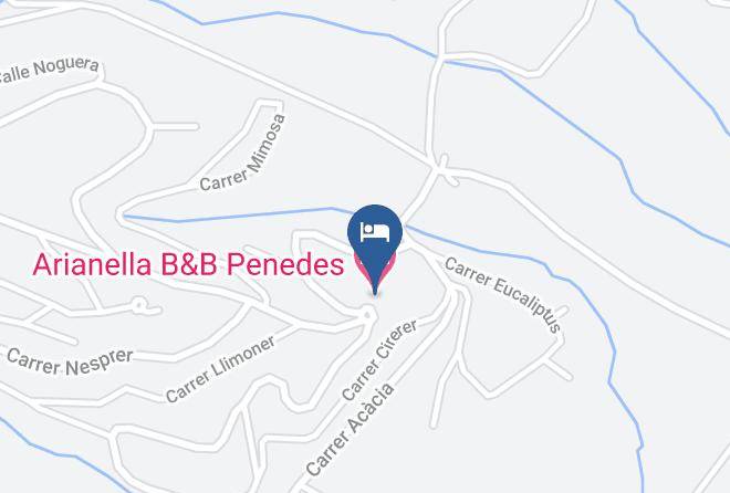 Barcelona - Arianella B&b Penedes Maps