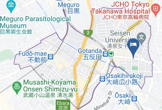 Shinagawa Ward - Arietta Hotel & Trattoria Maps