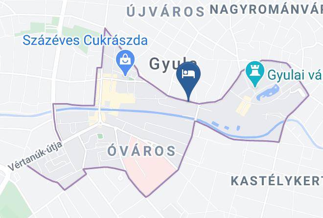 Gyula - Arika Vendeghaz Gyula Maps