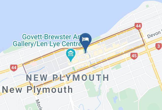 New Plymouth - Ariki Backpackers Maps