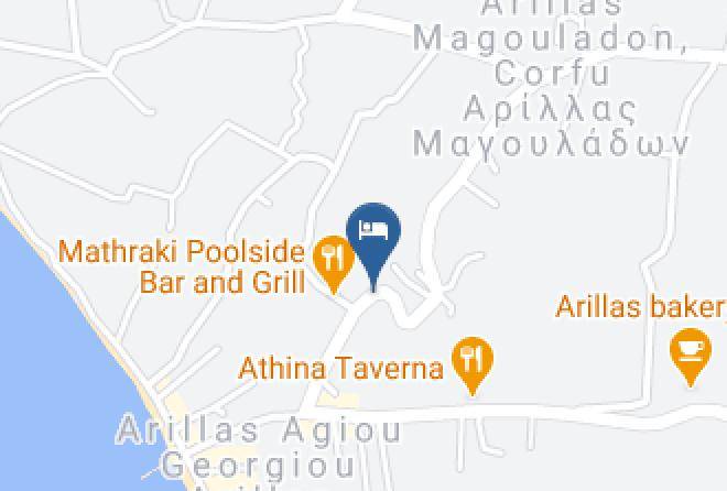 Kerkira - Arillas Studios Maps