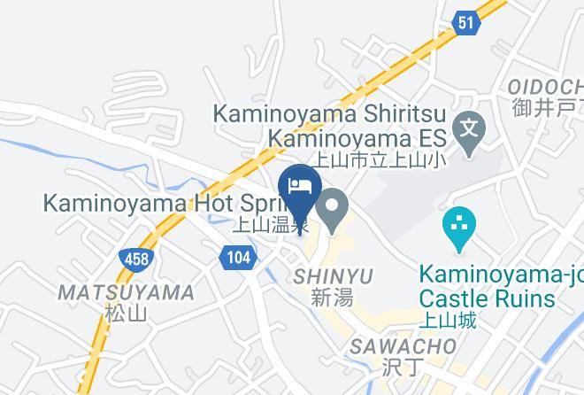 Kaminoyama City - Arimakan Maps