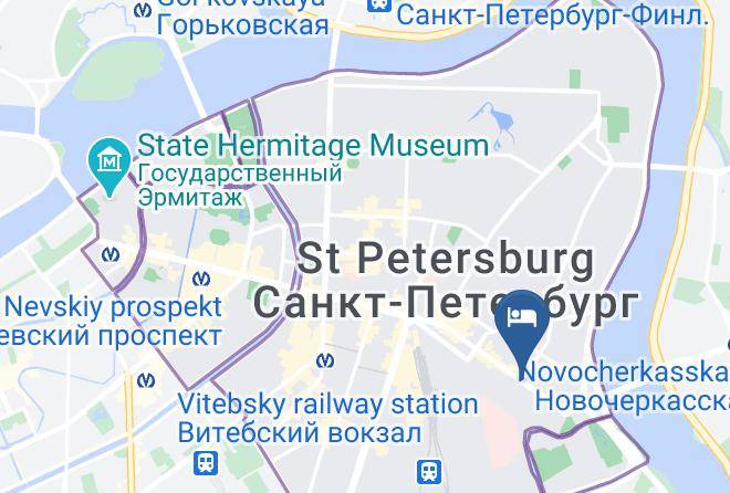 Saint Petersburg - Arina R Mini Otel' Maps