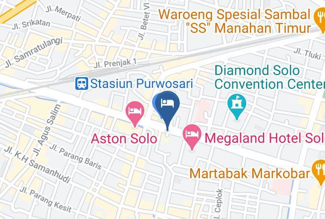 Surakarta - Arini Hotel Maps