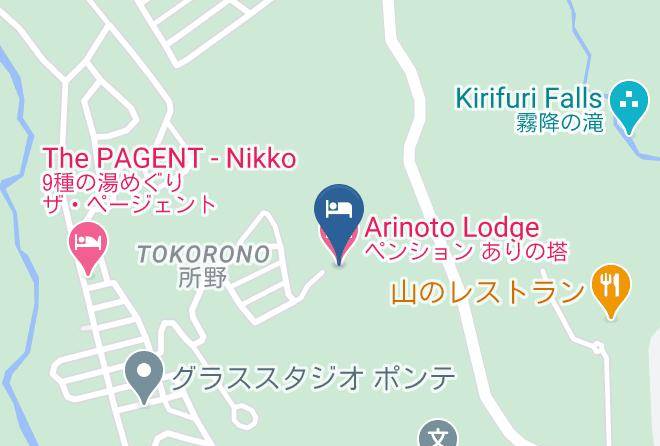 Nikko City - Arinoto Lodge Maps