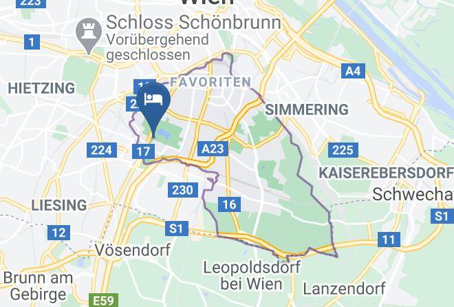 Vienna Favoriten - Arion Cityhotel Vienna Maps