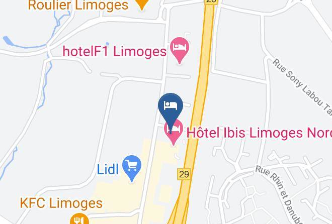 Haute Vienne - Inter Hotel Arion Maps