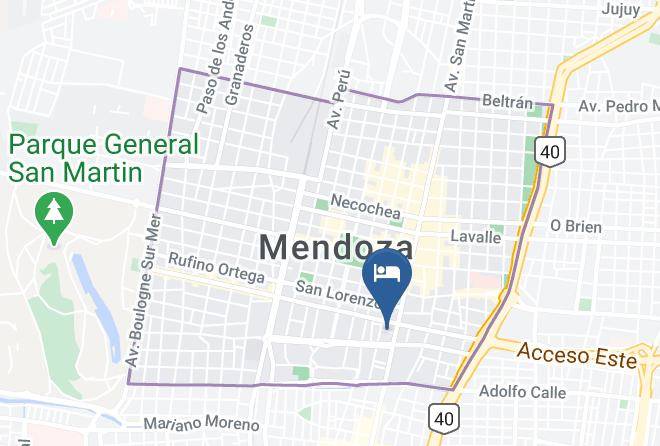 Mendoza - Ariosto Hotel & Suites Maps