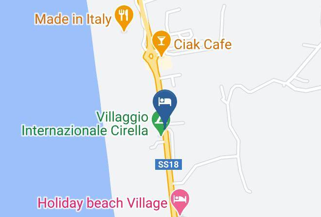 Cosenza - Aristea Case Vacanza Cirella Maps