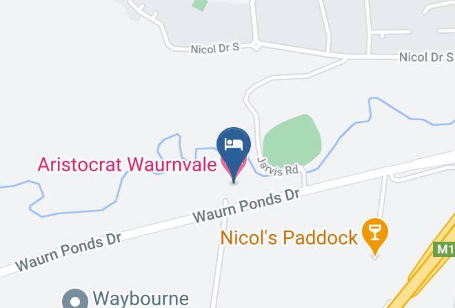 Aristocrat Waurnvale Motel Map