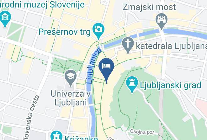 Ljubljana - Old Quarter Residence Maps