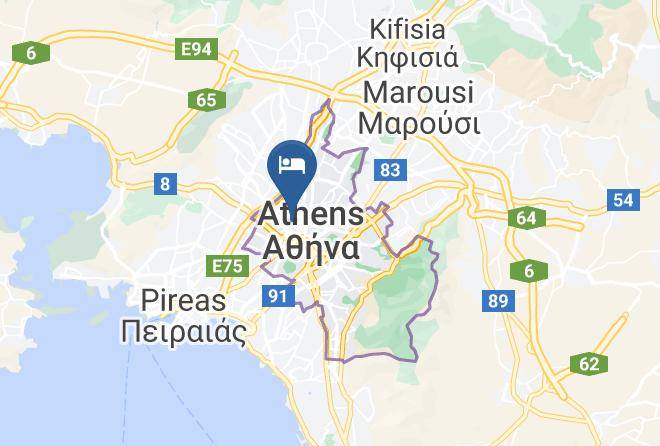 Central Athens - Ariston Hotel Maps