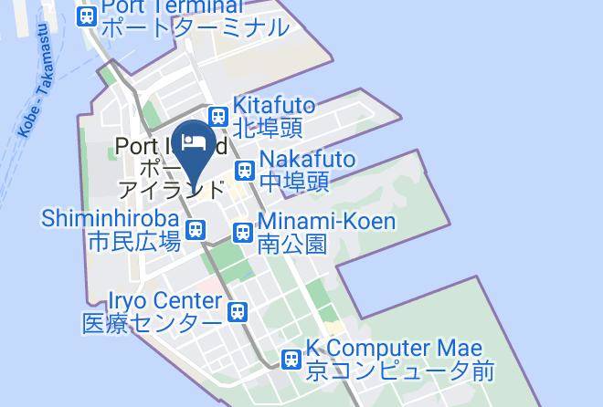 Kobe City Chuo Ward - Ariston Hotel Kobe Maps