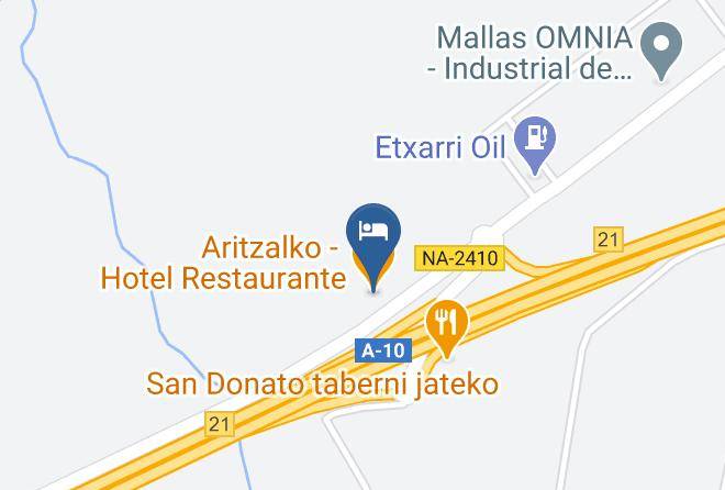 Navarra - Aritzalko Hotel Restaurante Maps