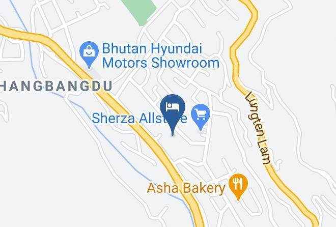 Thimphu - Ariya Hotel Maps