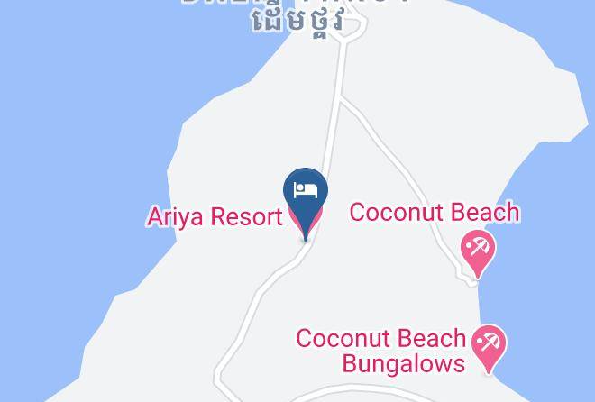 Preah Sihaknuk Town - Ariya Resort Maps