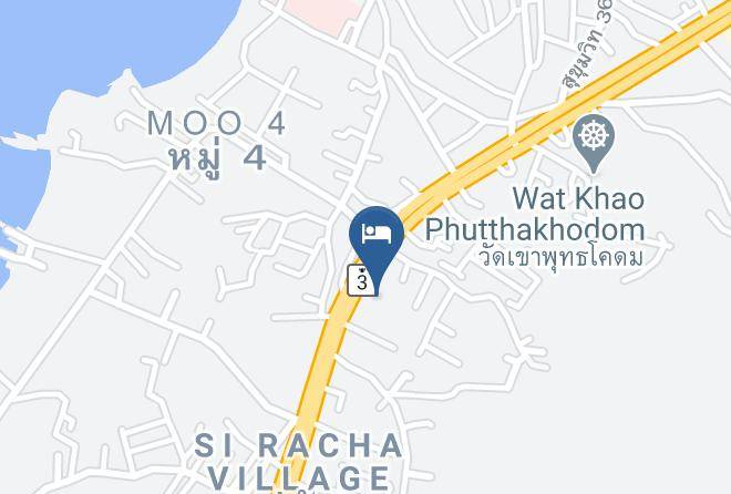 Si Racha District - Arize Hotel Sri Racha Maps