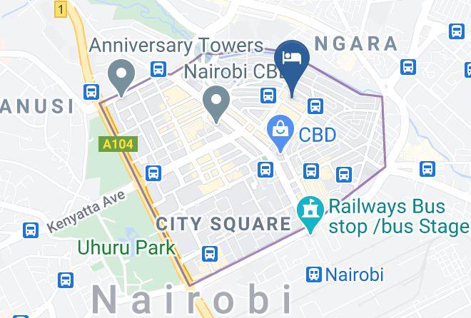 Nairobi - Arizona Hotel Maps