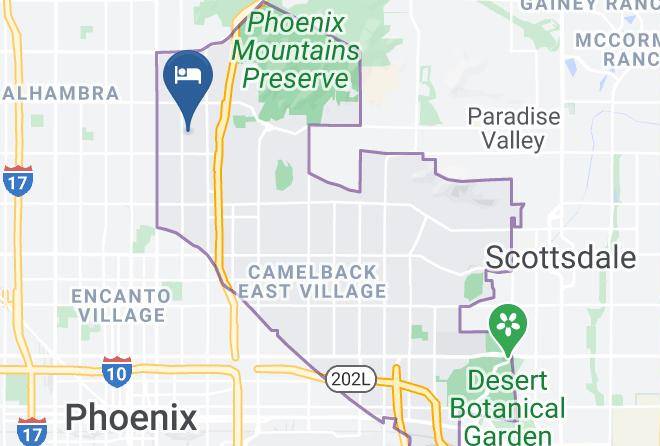 Maricopa - Arizona Sunburst Inn Maps