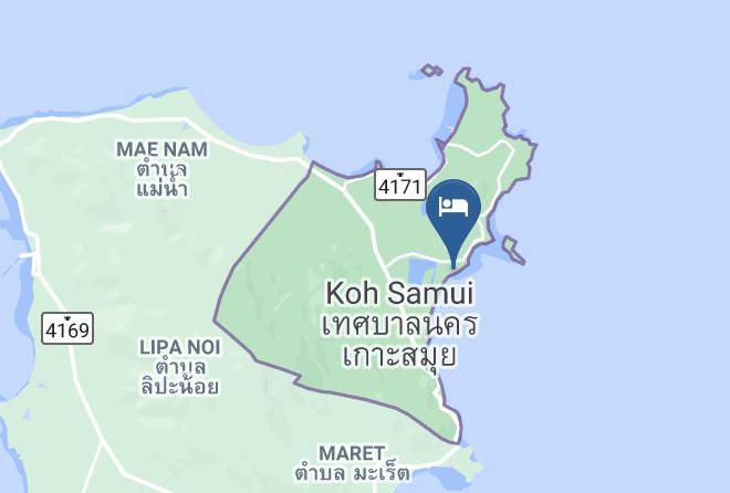 Amphoe Ko Samui - Arkbar Beach Resort Maps
