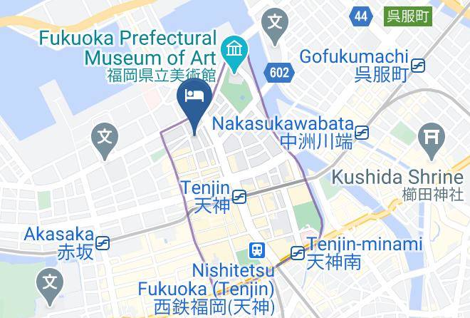 Ark Hotel Royal Fukuoka Tenjin Map