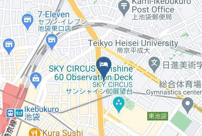 Toshima Ward - Hotel Route Inn Tokyo Ikebukuro Maps