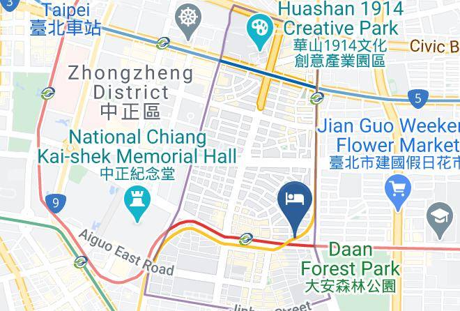 Zhongzheng District - Ark Hotel Maps