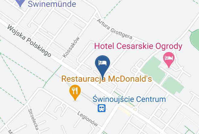 Swinoujscie - Arka Pensjonat Maps